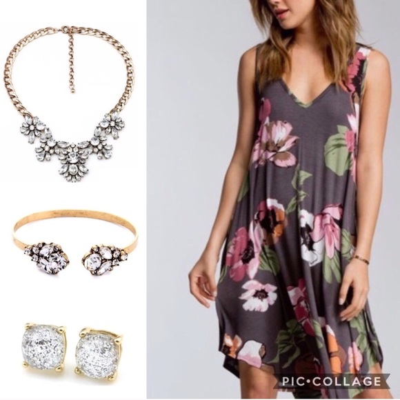 🆕 Sleeveless Floral Dress - Picture 3 of 4